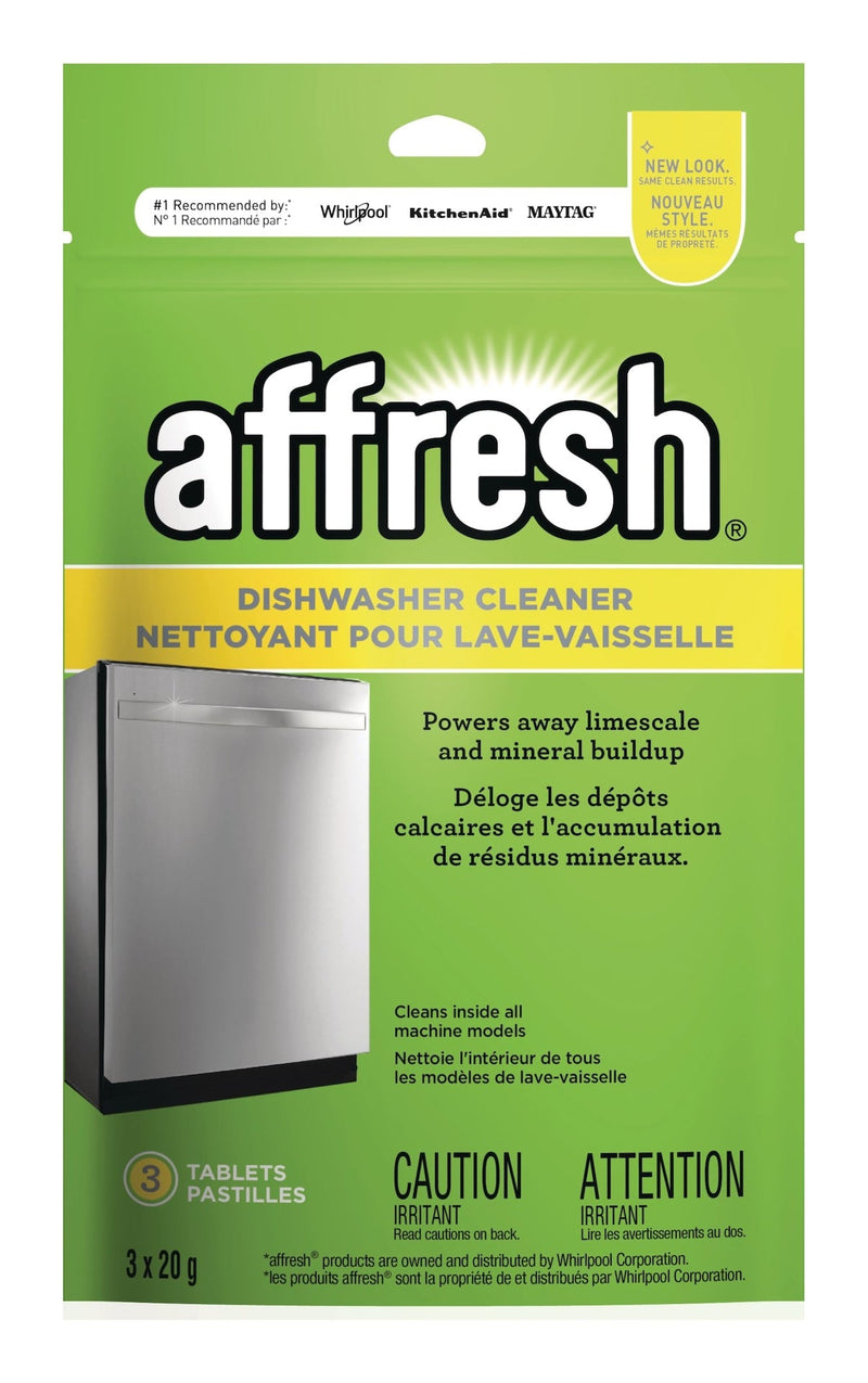Affresh Dishwasher Cleaner Tabs, Fresh Scent, 20-g, 3-pk Z0