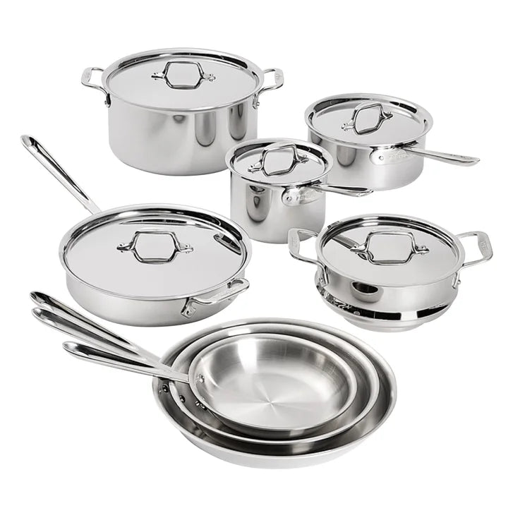 All-Clad D3 Stainless 3-Ply Bonded Cookware, 13-pieces L2