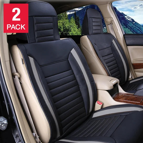 Alpena Grey Ultimate Universal Fit Luxury Seat Cover, 2-pack C7