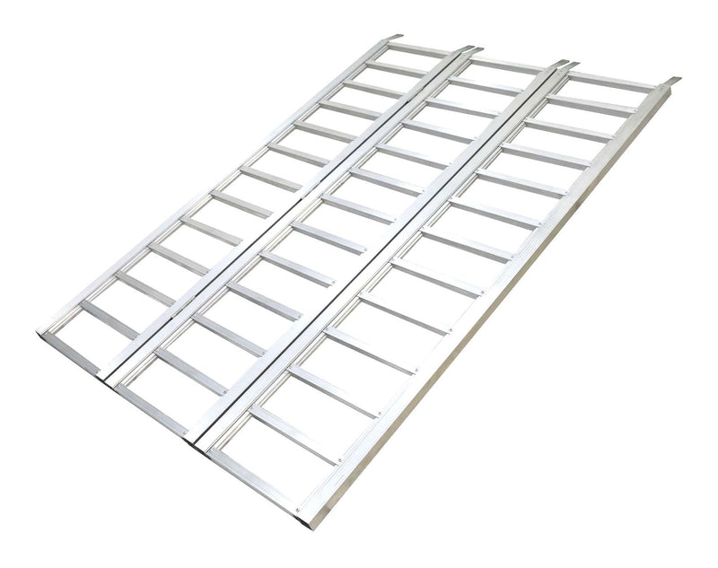 Aluminum Tri-Panel Loading Ramp with Adjustable Straps, 77 x 50-in, 1500-lb P5