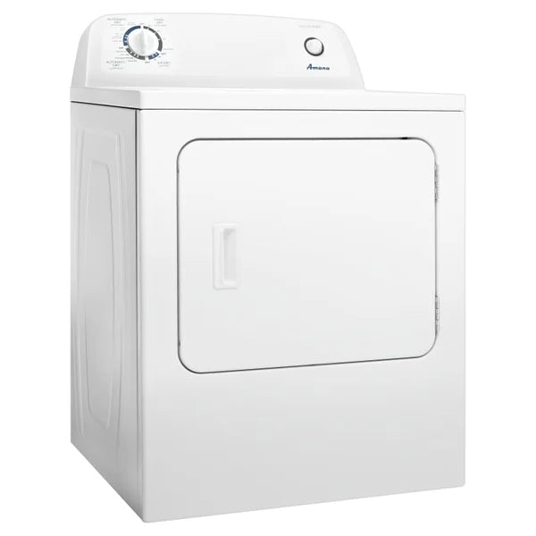 Amana 6.5 cu ft. White Electric Dryer with Automatic Dryness Control Z8