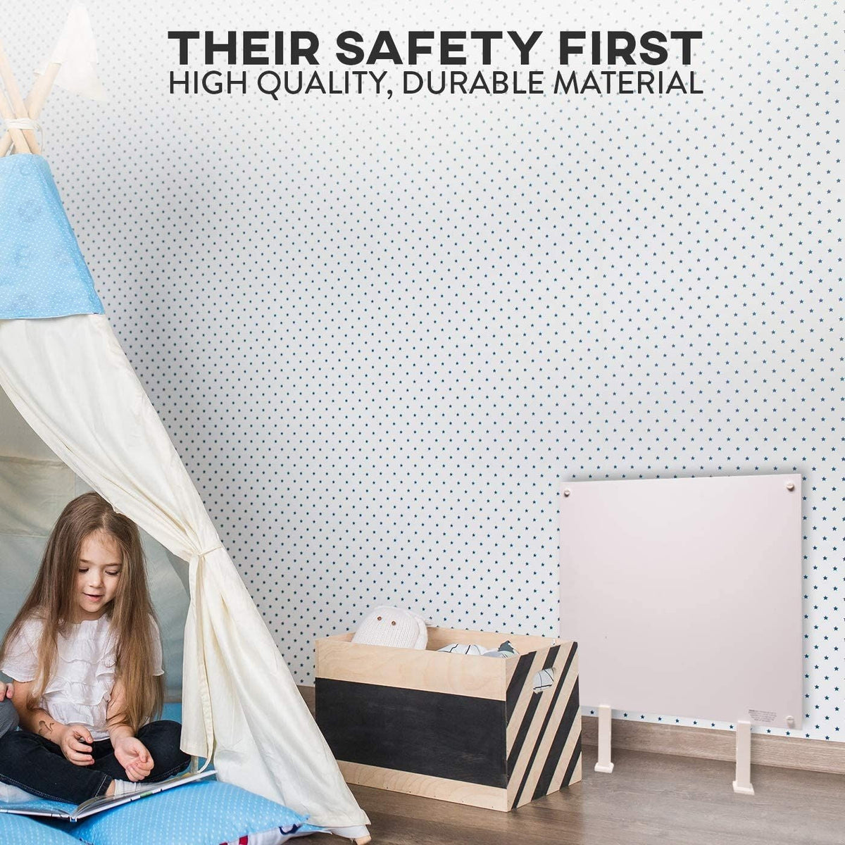 Amaze Heater Ezymount Drill-Less Mounting System, White