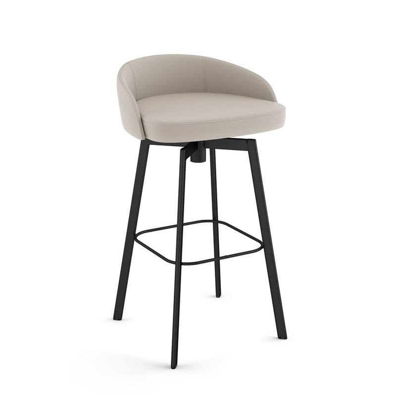 Amisco Cruz Welded Steel Bar Stool, 300-lb Capacity M7