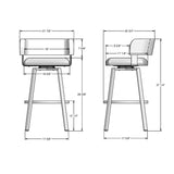 Amisco Stinson Bar Stool