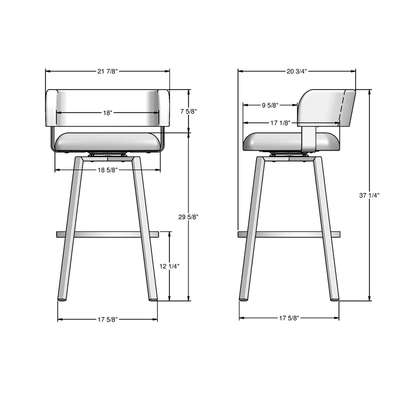 Amisco Stinson Bar Stool K9