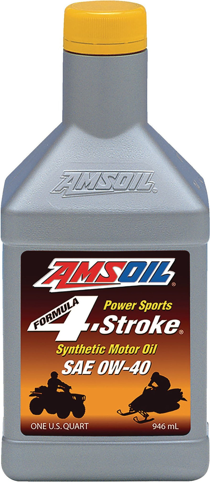 Amsoil 4-Stroke Formula Synthetic Powersport Oil 0W40, 946-mL S4