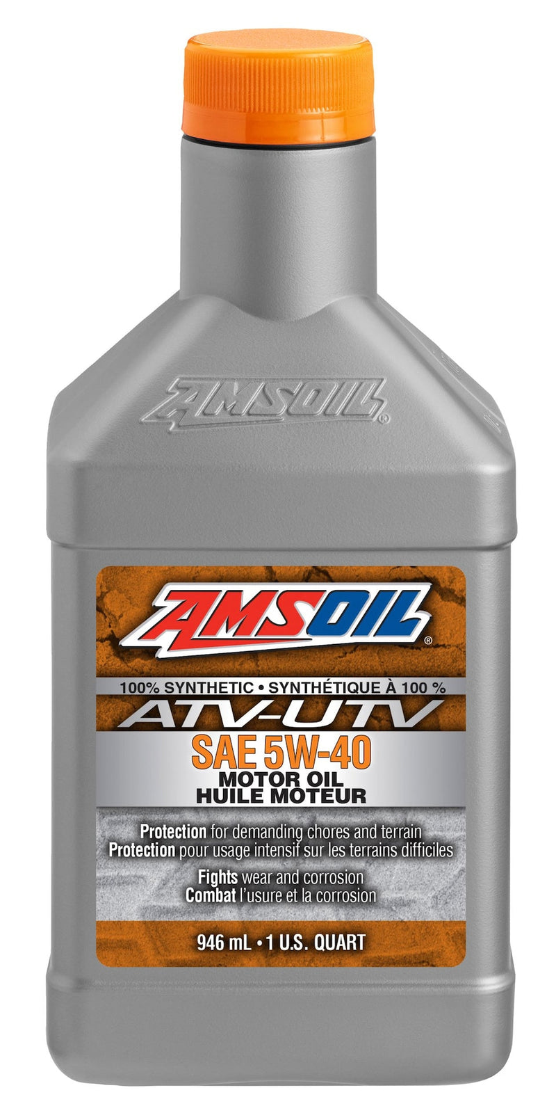 Amsoil 946-mL 100% Synthetic 5W40 ATV/UTV Engine Oil E8