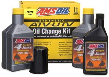 Amsoil Can-Am Rotax 500 ATV/UTV Oil Change Kit X1