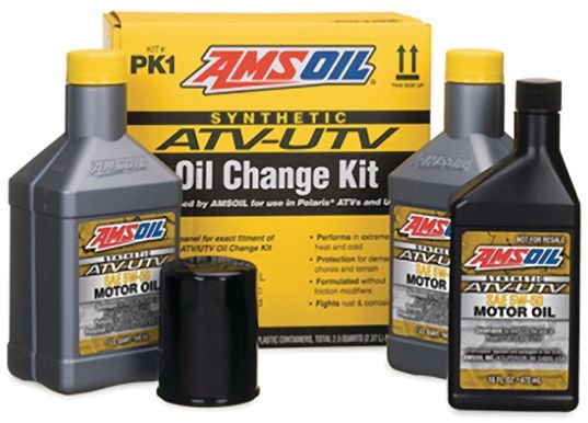 Amsoil Polaris ATV/UTV Oil Change Kit 5W50 K8