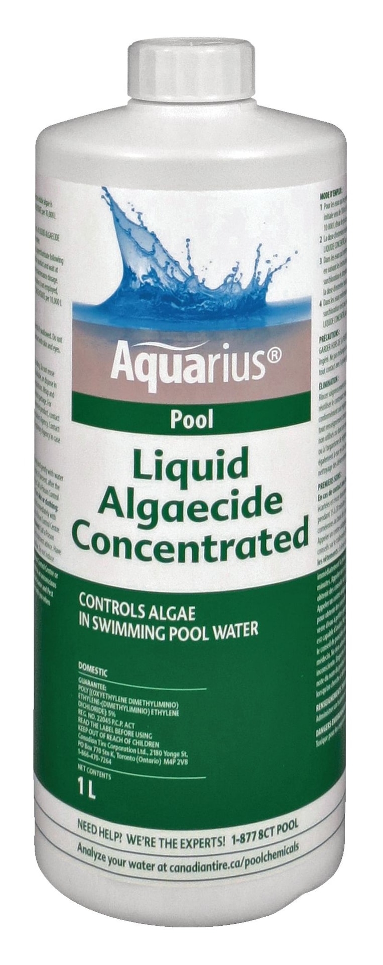 Aquarius 40% Liquid Algaecide Concentrated, 1-L O4