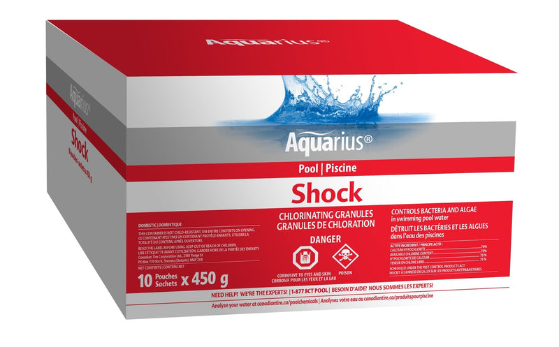 Aquarius Chlorinating Granules Shock, 10 x 450-g F9