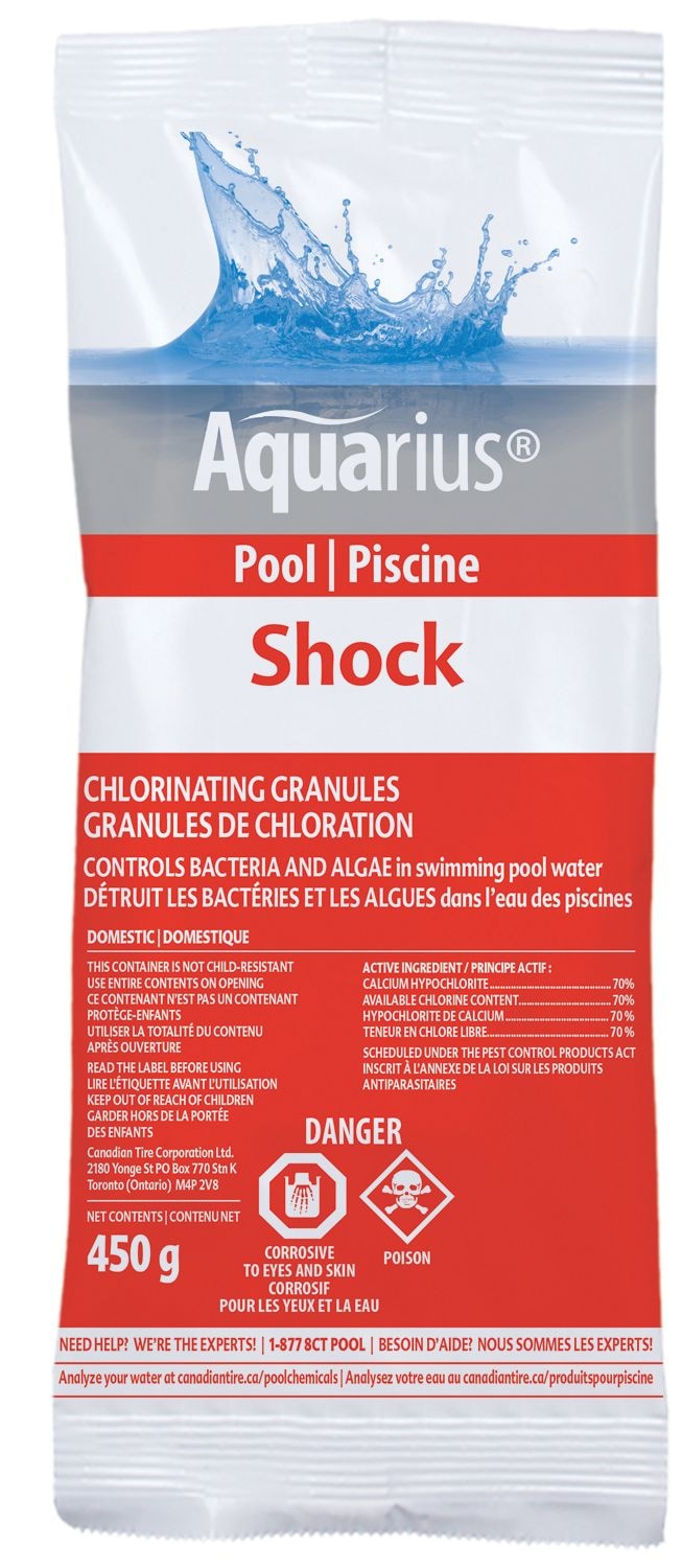 Aquarius Chlorinating Granules Shock, 450-g H9