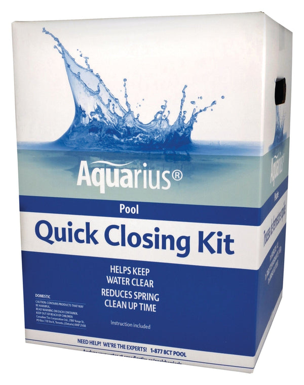 Aquarius Pool Quick Closing Kit with Floating Stabilizer Ring for Winterizing X8