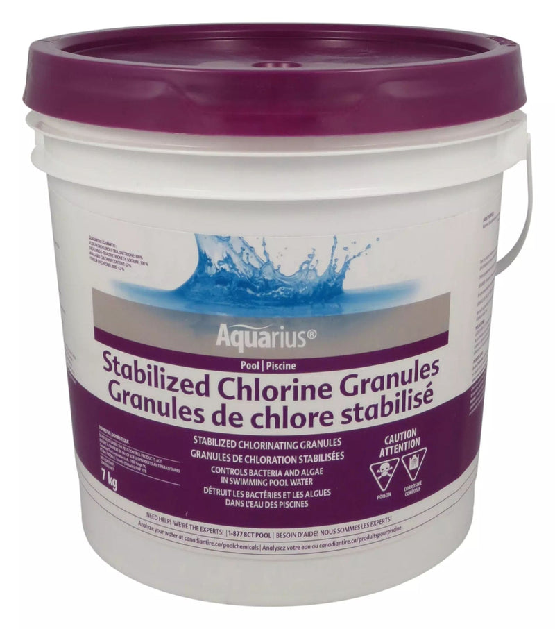 Aquarius Pool Stabilized Granular Chlorine, 7kg M4