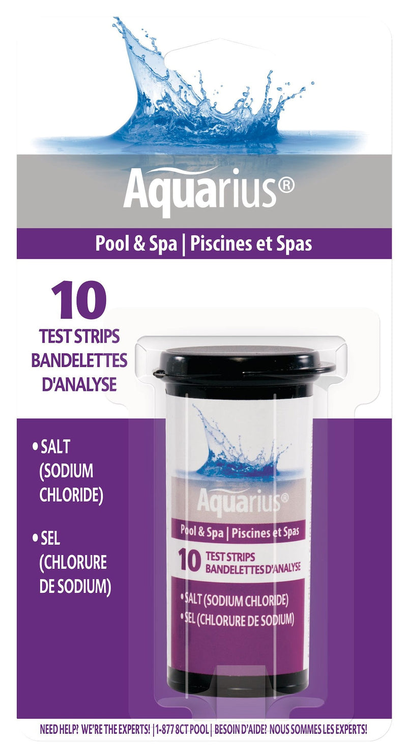 Aquarius Sodium Chloride Pool & Spa Salt Water Test Strips, 10-pk D7