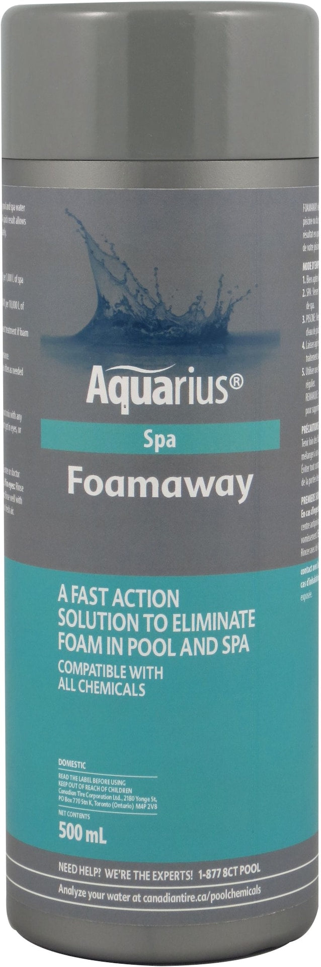 Aquarius Spa Foamaway, 500-mL K7