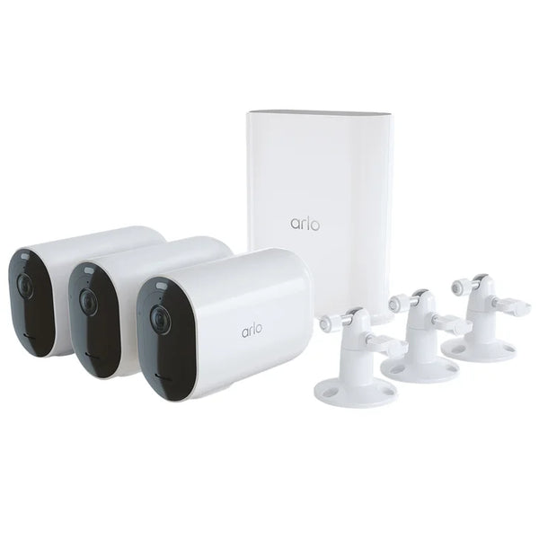 Arlo Pro 4 XL 3 Camera Security Bundle E9