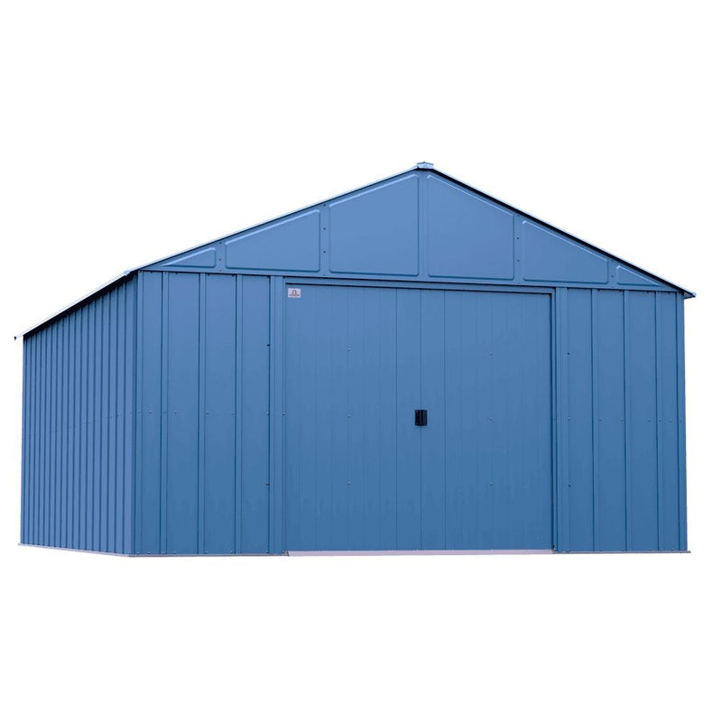 Arrow Classic 12x14-ft Blue Grey Corrosion-Resistant Steel Shed I7