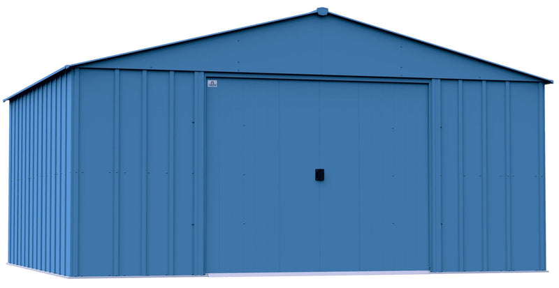 Arrow Classic 14x12-ft Blue Grey Corrosion-Resistant Steel Shed U6