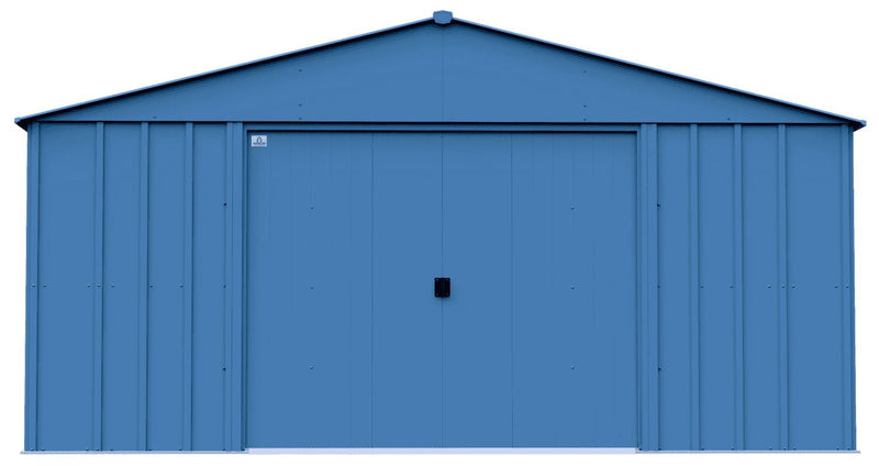 Arrow Classic 14x14-ft Blue Grey Corrosion-Resistant Steel Shed E7