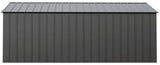 Arrow Classic 14x17-ft Charcoal Corrosion-Resistant Steel Shed