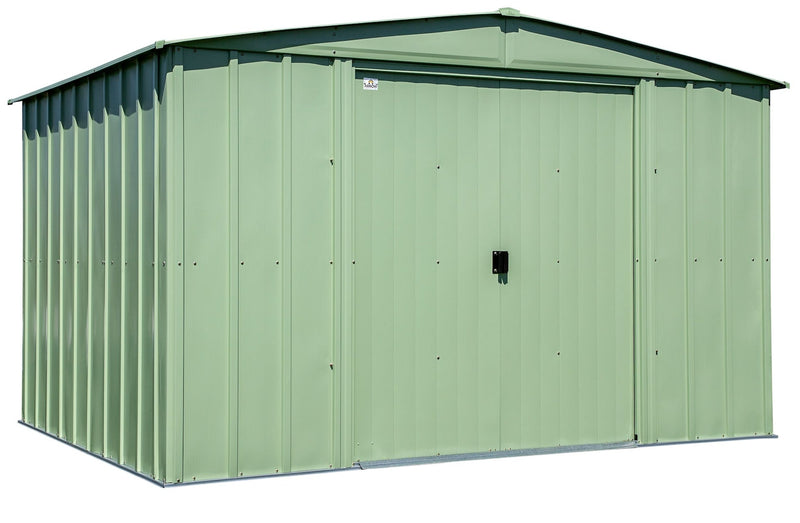 Arrow Classic Galvanized Steel Storage Shed, Sage Green, 10-ft x 8-ft V7