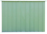 Arrow Classic Galvanized Steel Storage Shed, Sage Green, 10-ft x 8-ft