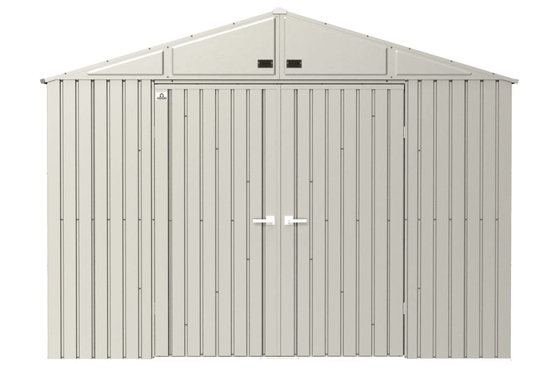 Arrow Elite 10x12-ft Cool Grey Corrosion-Resistant Steel Storage Shed E5