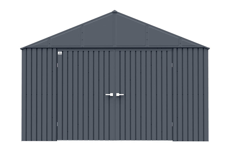 Arrow Elite 12x16-ft Anthracite Corrosion-Resistant Steel Storage Shed A2