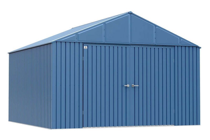 Arrow Elite 14x12-ft Anthracite Corrosion-Resistant Steel Shed B9