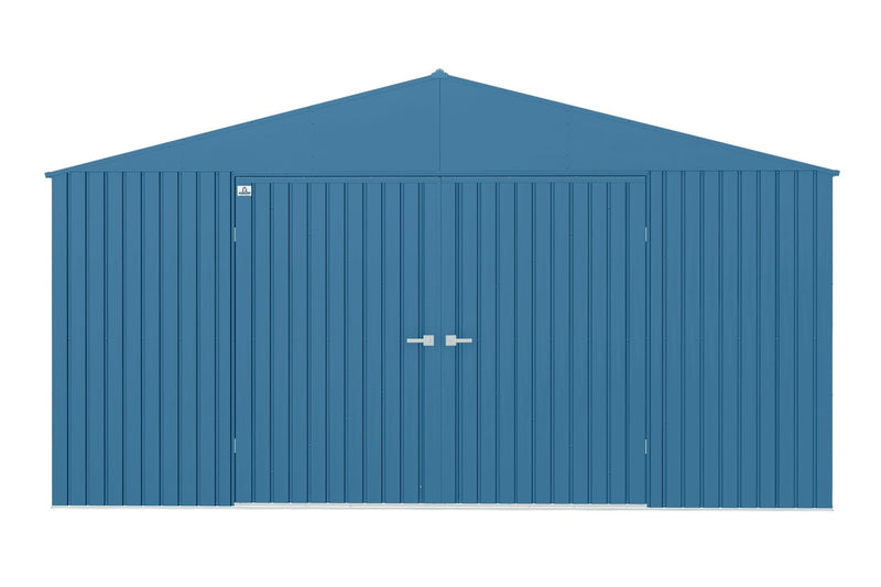 Arrow Elite 14x12-ft Blue Grey Corrosion-Resistant Steel Shed I8
