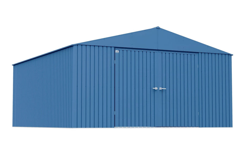 Arrow Elite 14x16-ft Blue Grey Corrosion-Resistant Steel Shed L5
