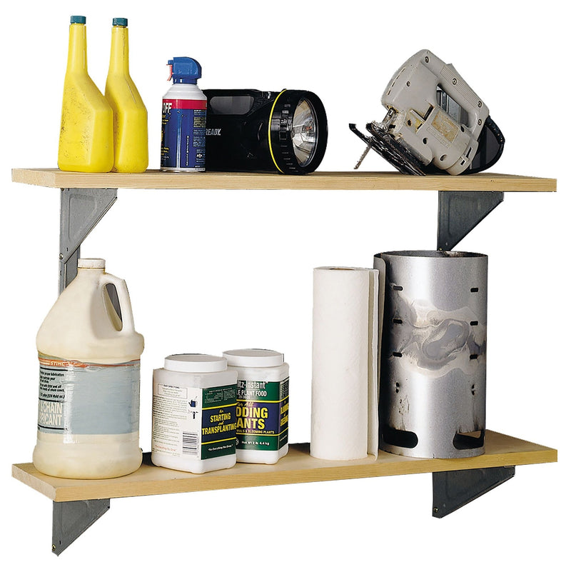 Arrow Galvanized Steel Shelf Kit with Hanger and Brackets T8