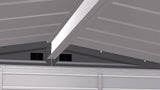 Arrow Select Galvanized Steel Storage Shed, Charcoal, 6-ft x 7-ft