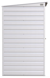 Arrow Select Galvanized Steel Storage Shed, Flute Grey, 10-ft x 4-ft