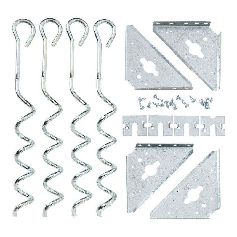 Arrow Steel Earth Anchor Kit with 15-in Corkscrews B7