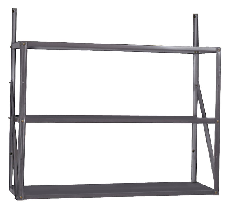Arrow Telescoping 3-Tier Galvanized Steel Shelf Kit B7