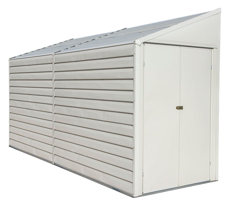 Arrow Yardsaver Electro Galvanized Steel Storage Shed, 4-ft x 10-ft F6