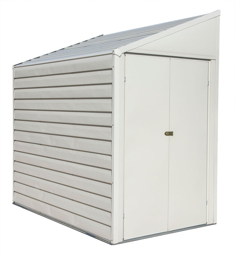 Arrow Yardsaver Electro Galvanized Steel Storage Shed, 4-ft x 7-ft P3