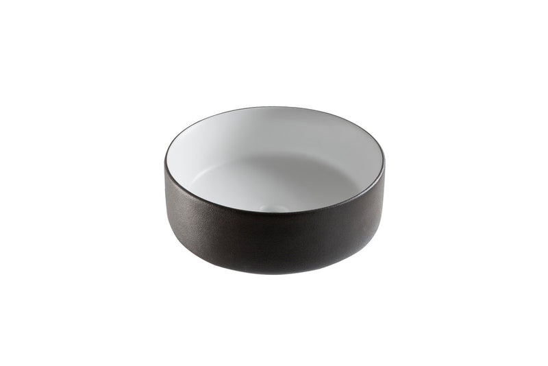 Arya Ceramic Vessel Bathroom Sink/Basin, Black B7