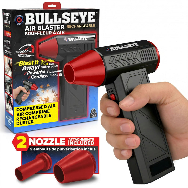 As Seen On TV Bullseye Air Blaster 7.4V Rechargeable Handheld Blower H6