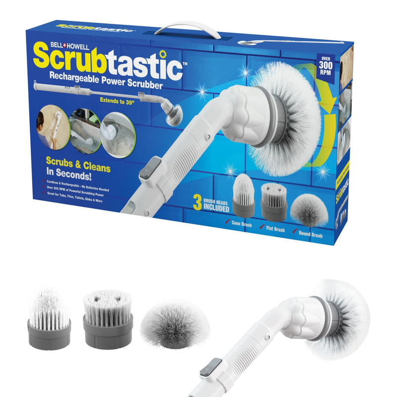 As Seen On TV Scrubtastic Rechargeable Power Scrubber Brush X5