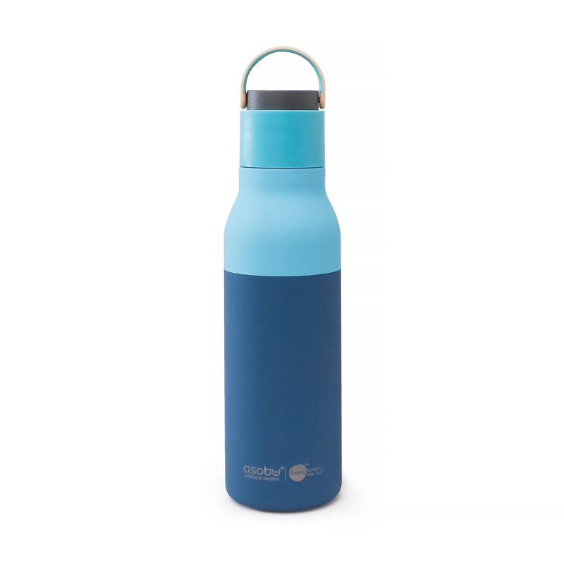 Asobu Metro Ceramic Water Bottle, 22-oz, Pastel Blue P8