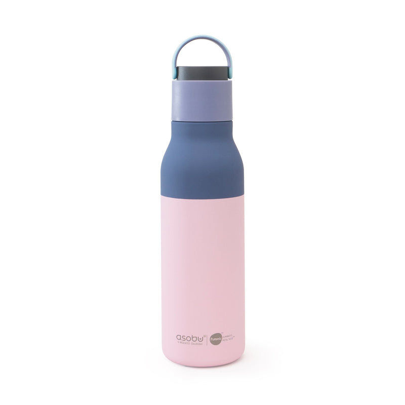 Asobu Metro Ceramic Water Bottle, 22-oz, Pastel Pink U4