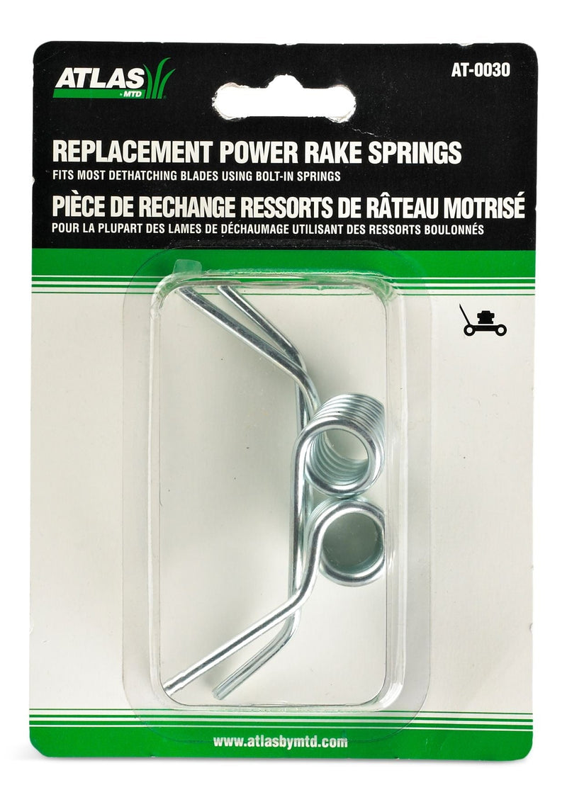 Atlas Dethatching Steel Spring, Snap-In, 2-pk; for Lawn Mower Dethatching Blades R7