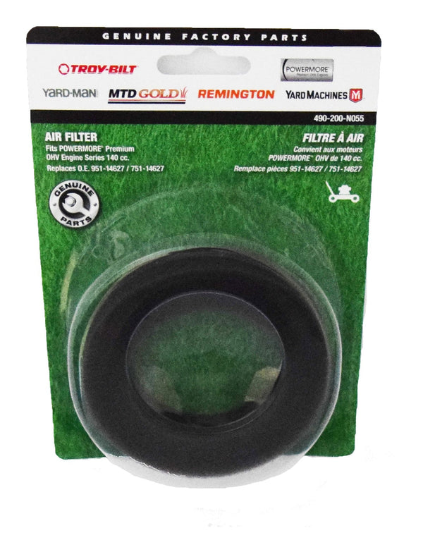 Atlas MTD Lawn Tractor Replacement Foam Air Filter for Powermore 140cc Engines W9