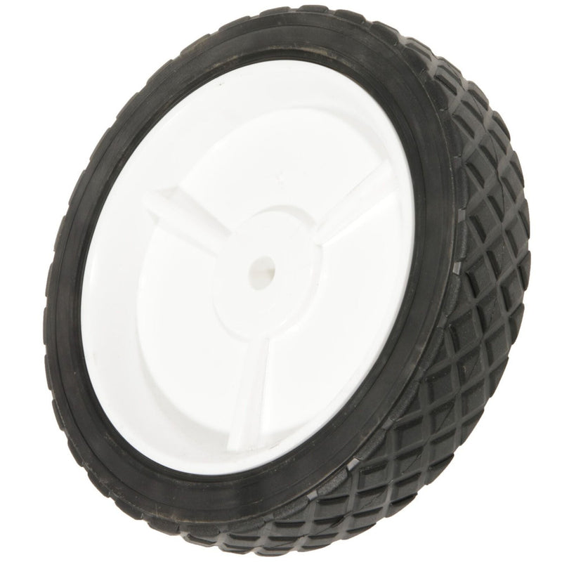 Atlas Plastic Lawn Mower Replacement Wheel, Wide Tread 8-in x 1.75-in I8