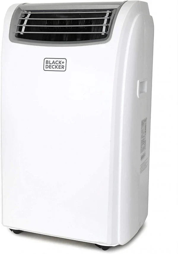 BLACK DECKER 14,000 BTU Portable Air Conditioner with Heat and Remote Control, White V4