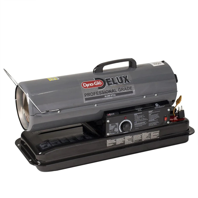 Delux 80,000 BTU Indoor/Outdoor Portable Kerosene Forced Air Heater A6