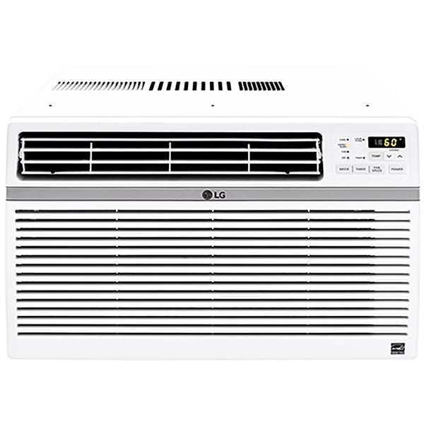 LG 8,000 BTU 340 Sq ft Window Air Conditioner with Remote Control, White, LW8016ER F9